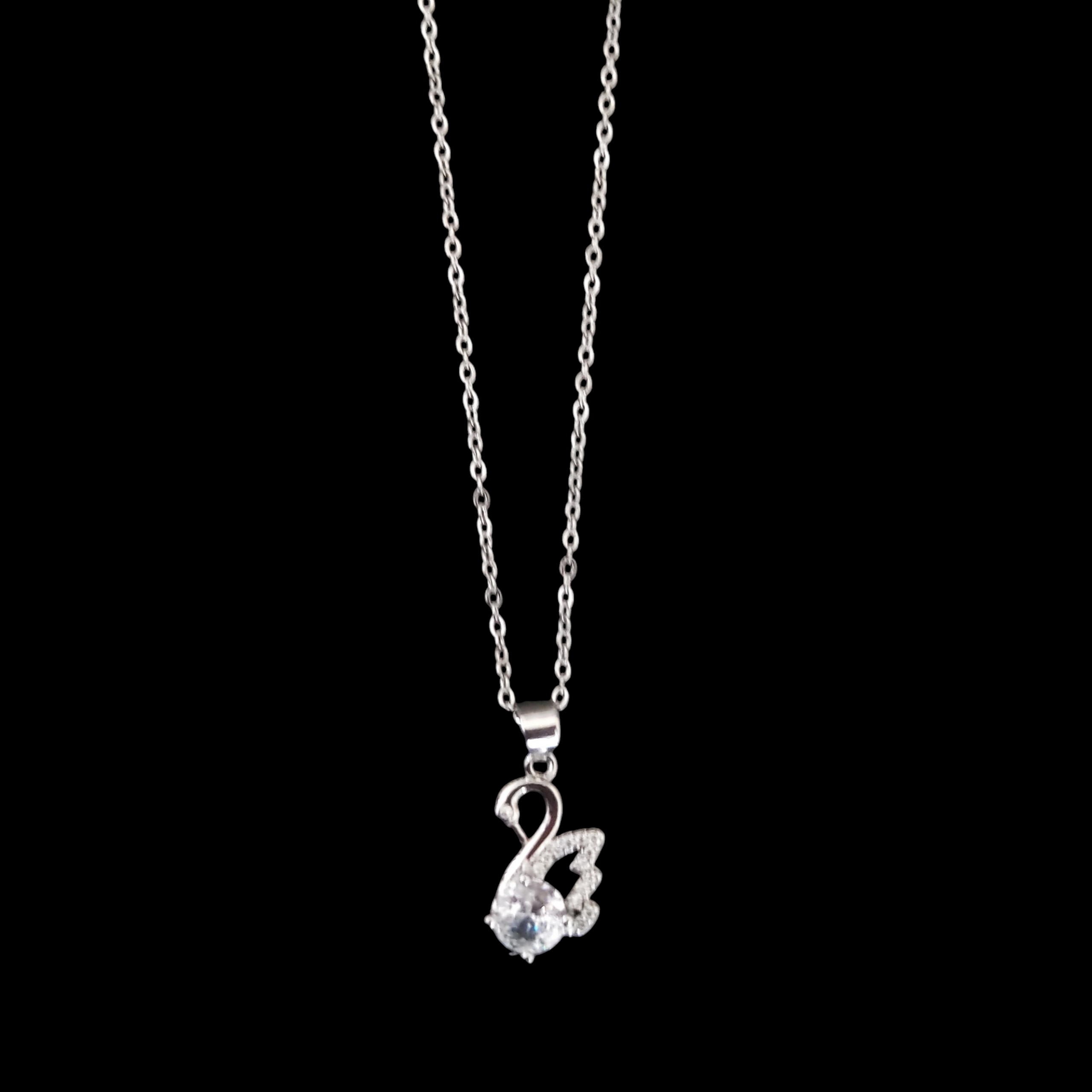 * ੈSwan Necklace‧₊˚