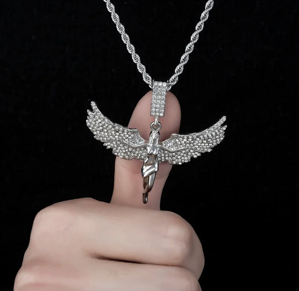ཐི Iced Angel Necklace ཋྀ