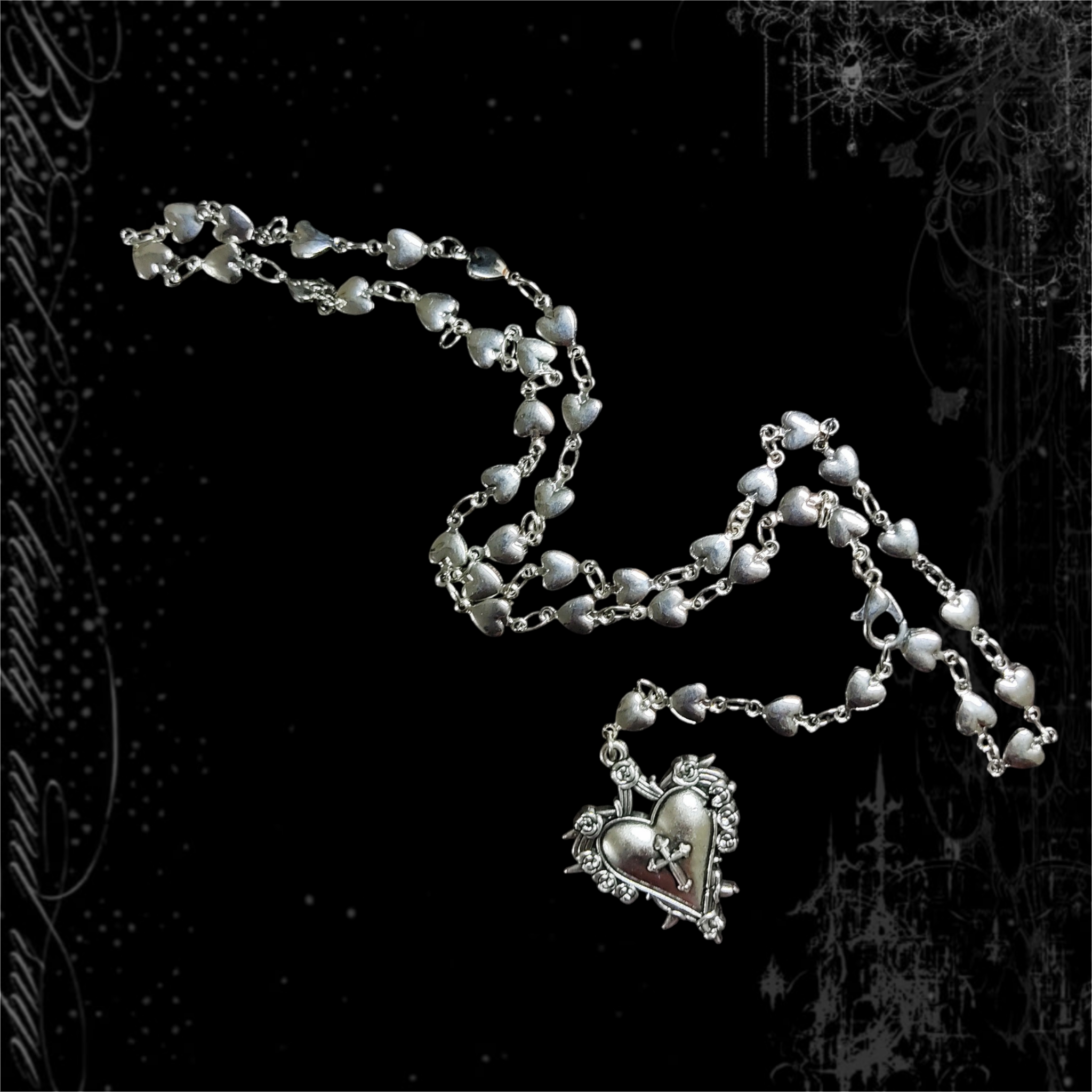 ཐི Love & Decay Three Layer Necklace ཋྀ