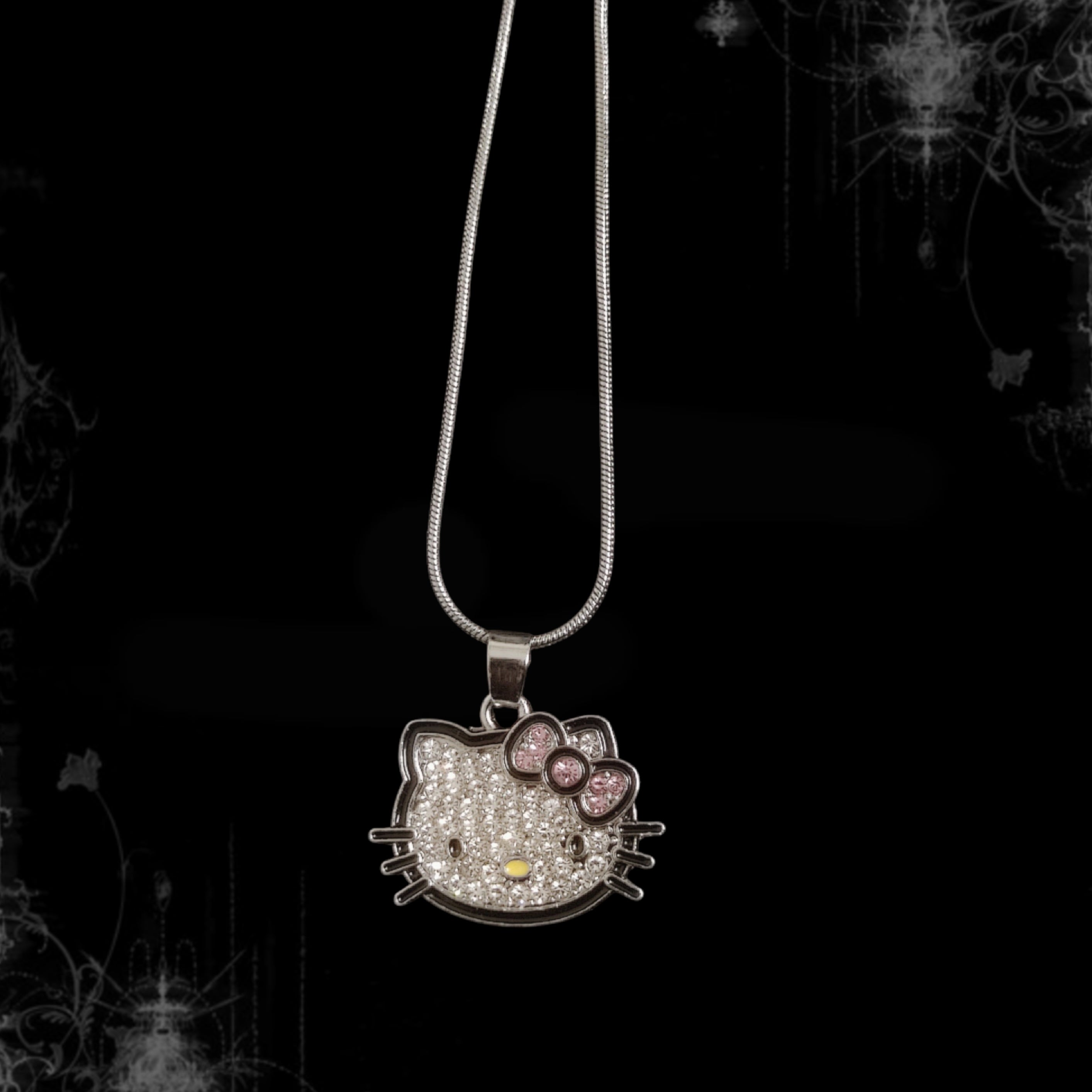 ཐི Cupid Kitty Two Layer Necklace ཋྀ
