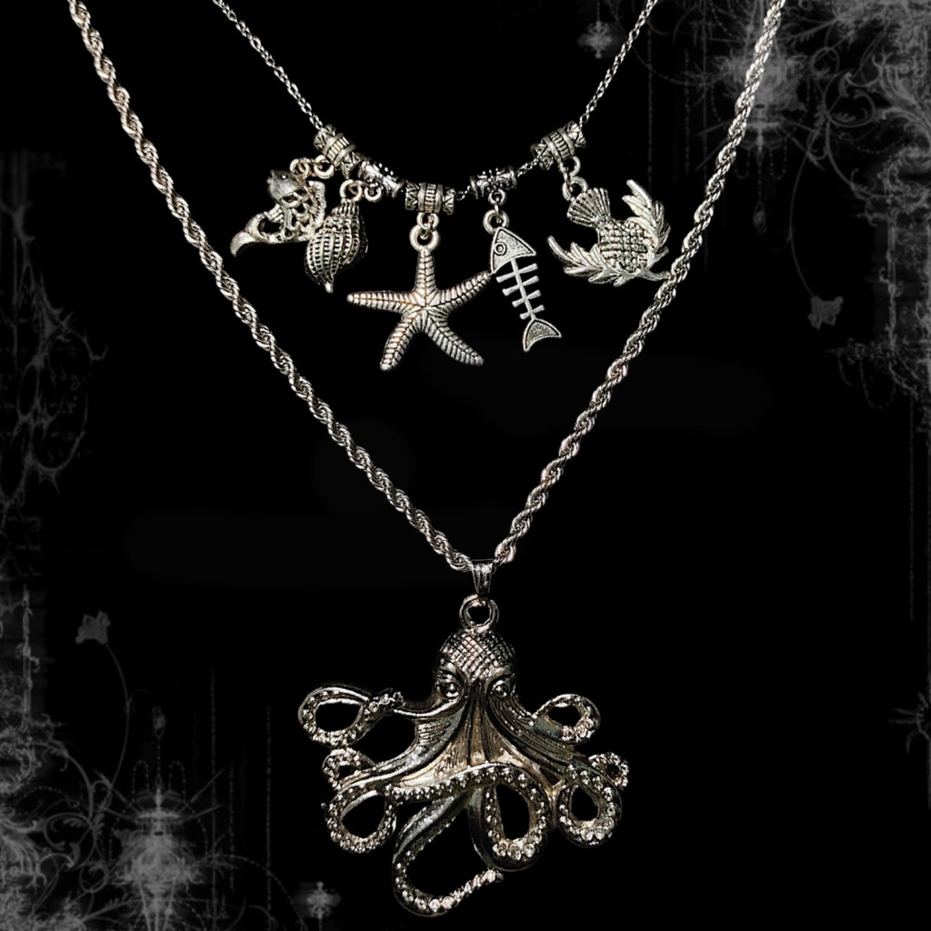 ཐི Siren's Keep 2 Layer Necklace ཋྀ