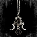 ཐི Obsidian Eclipse Necklace ཋྀ