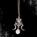 ཐི Purple Ecplise Necklace ཋྀ