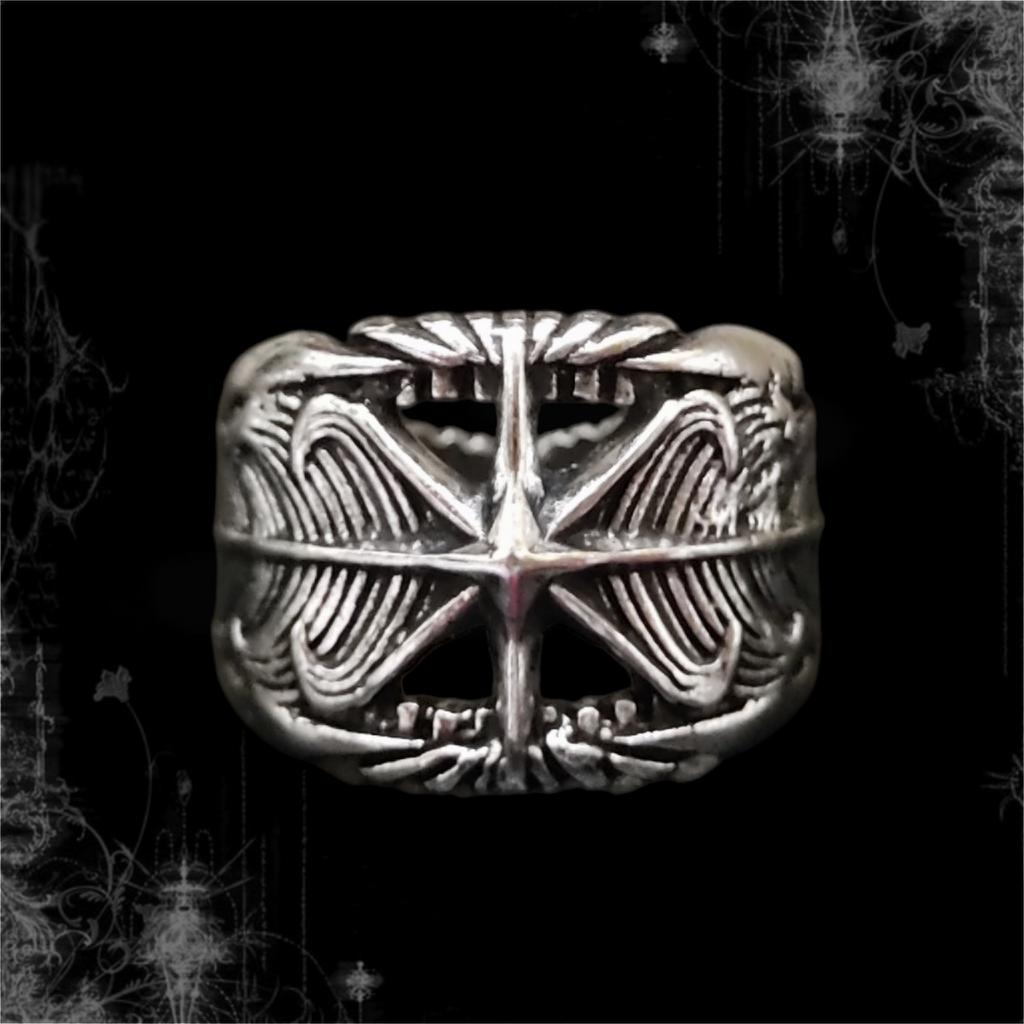 ཐི Gothic Star Ring ཋྀ