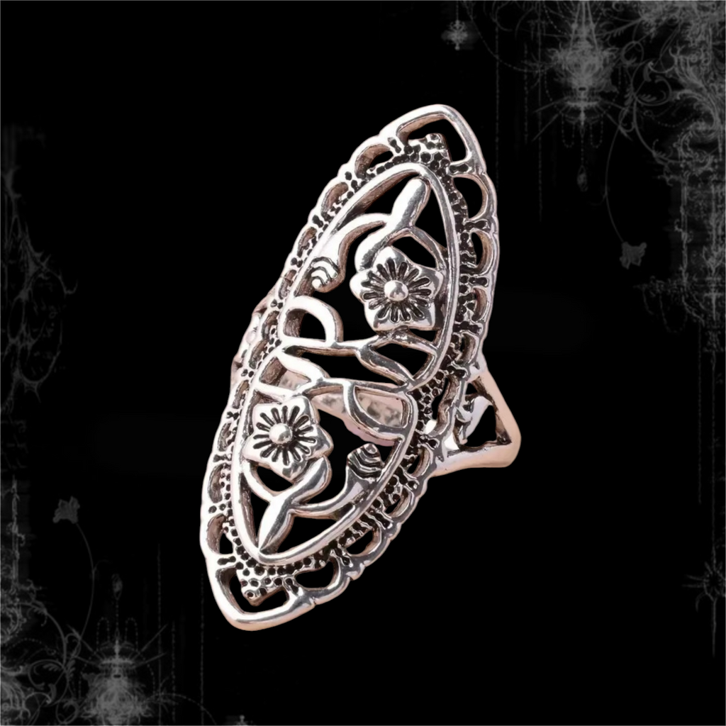 ཐི Floral Ring ཋྀ