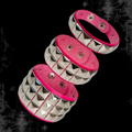 ཐི Studded Bracelets Set (rose pink) ཋྀ