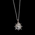 * ੈSpiked Heart Necklace‧₊˚