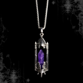 ཐི Gothic Crystal Necklace (purple)ཋྀ